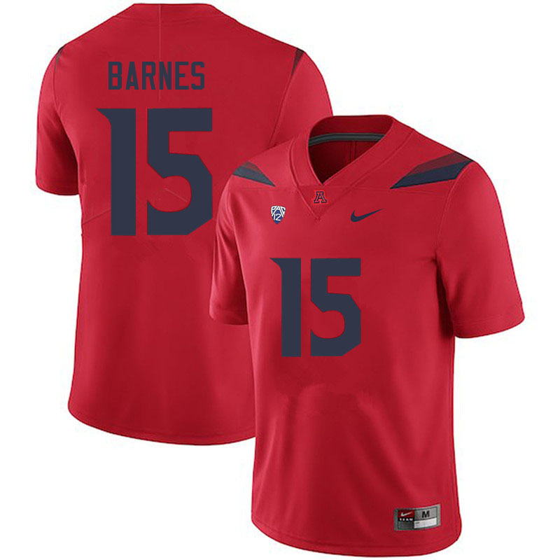Men #15 McKenzie Barnes Arizona Wildcats College Football Jerseys Sale-Red - Click Image to Close